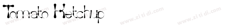 Tomato Ketchup字体转换